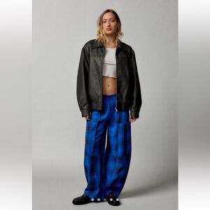 Blue and Black BDG Mae Flannel Pants Size XS